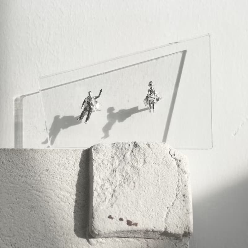 小人物耳環 miniature earring 925純銀
