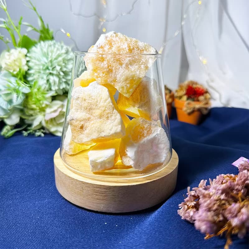 【MU工坊】黃玉擴香石/水晶擴香燈/碎石/室內香薰/淨化小夜