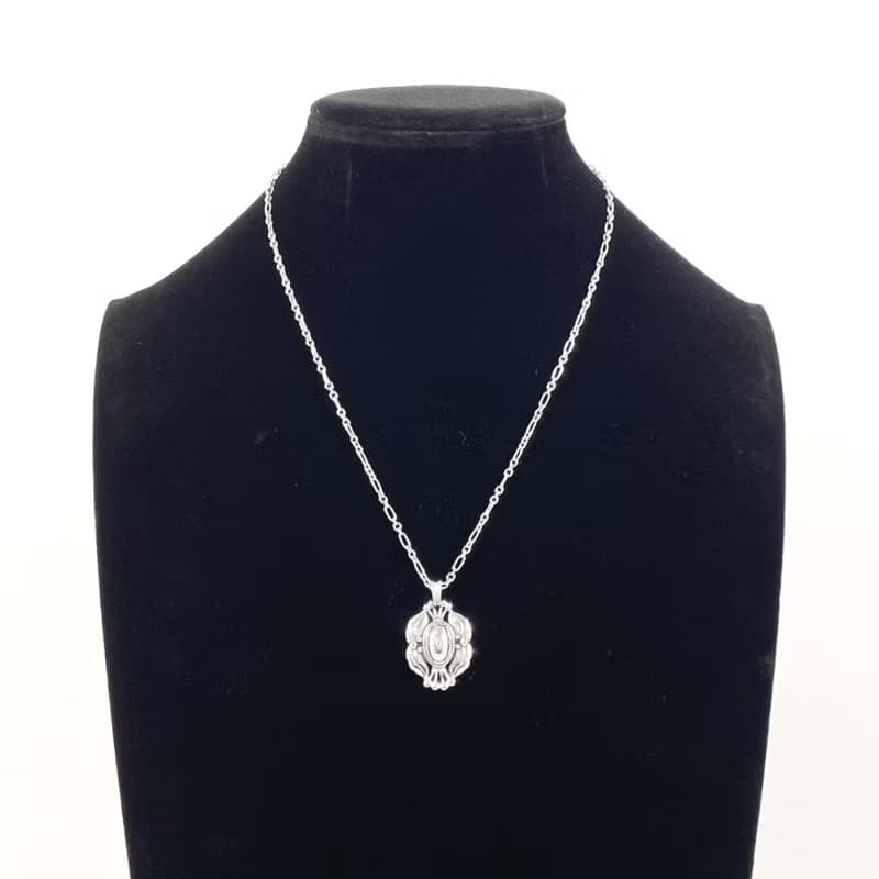 【日本直送 中古美品】ジョージジェンセン Georg Jensen ネックレス イヤーペンダント 2000 ヘリテージ コレクション シルバー925