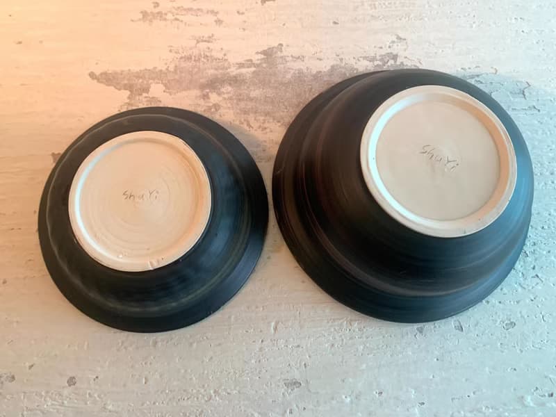 墨日沉色碗公組_陶瓷餐碗