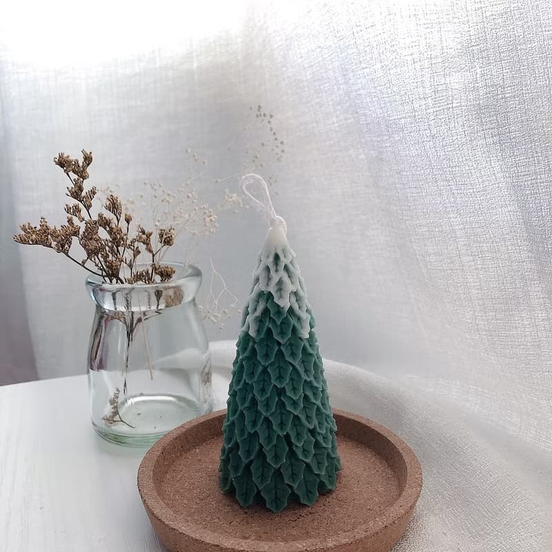 積雪小樹香氛蠟燭禮盒-1入