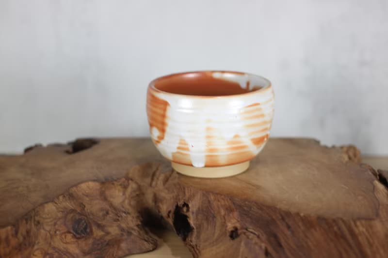【送禮好物】140ml 志野釉 手拉坯茶杯 鶯歌名家葉敏祥手作