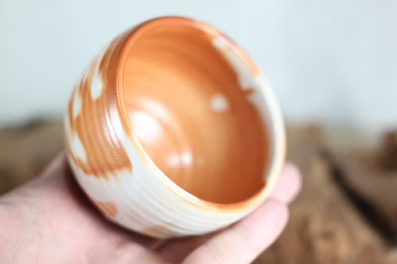 【送禮好物】140ml 志野釉 手拉坯茶杯 鶯歌名家葉敏祥手作