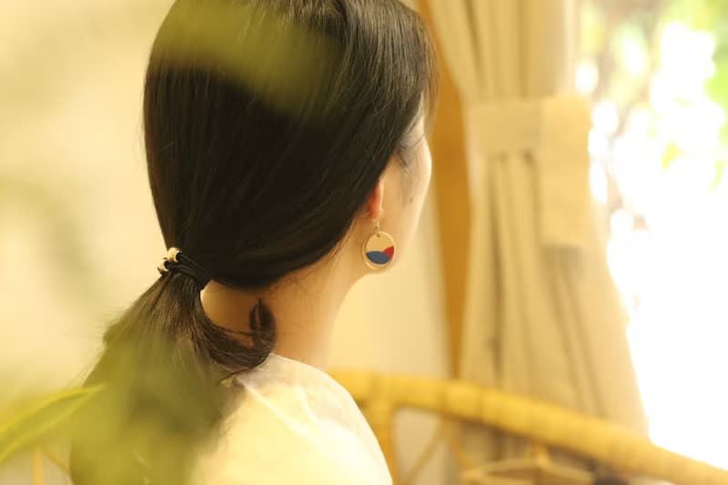 情人節禮物紅藍經典系列陶瓷耳環耳夾純銀