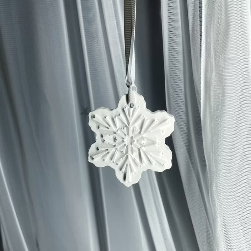【手工製作】雪花造型擴香石禮盒/贈3ml精油