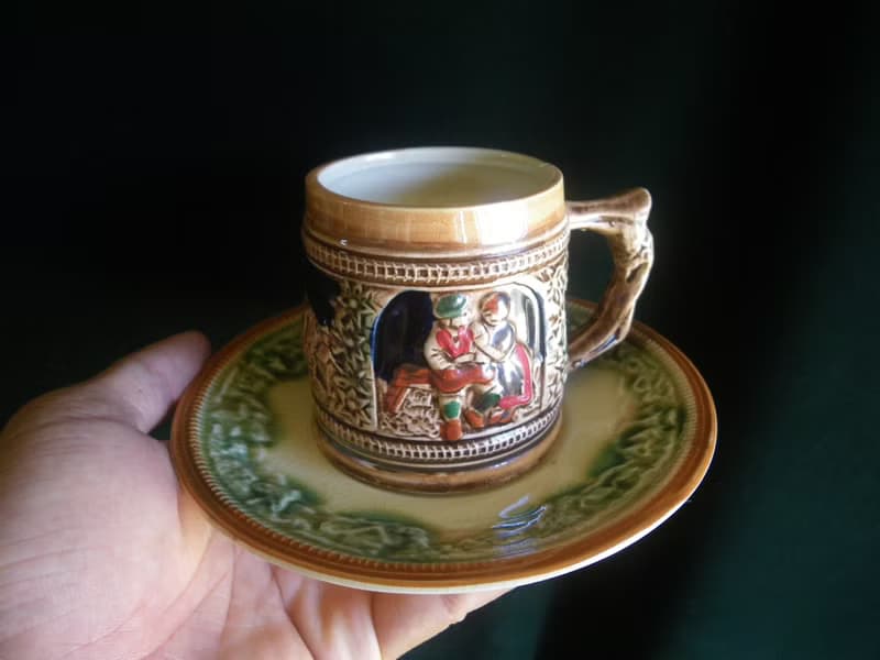 【老時光 OLD-TIME】早期日本製咖啡杯組(三杯+三盤)