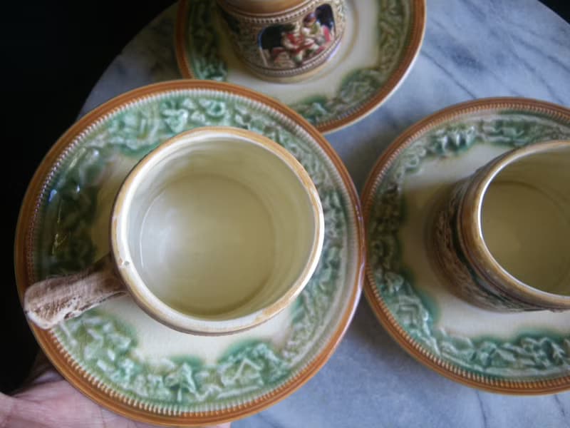 【老時光 OLD-TIME】早期日本製咖啡杯組(三杯+三盤)