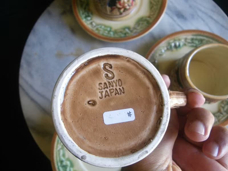 【老時光 OLD-TIME】早期日本製咖啡杯組(三杯+三盤)