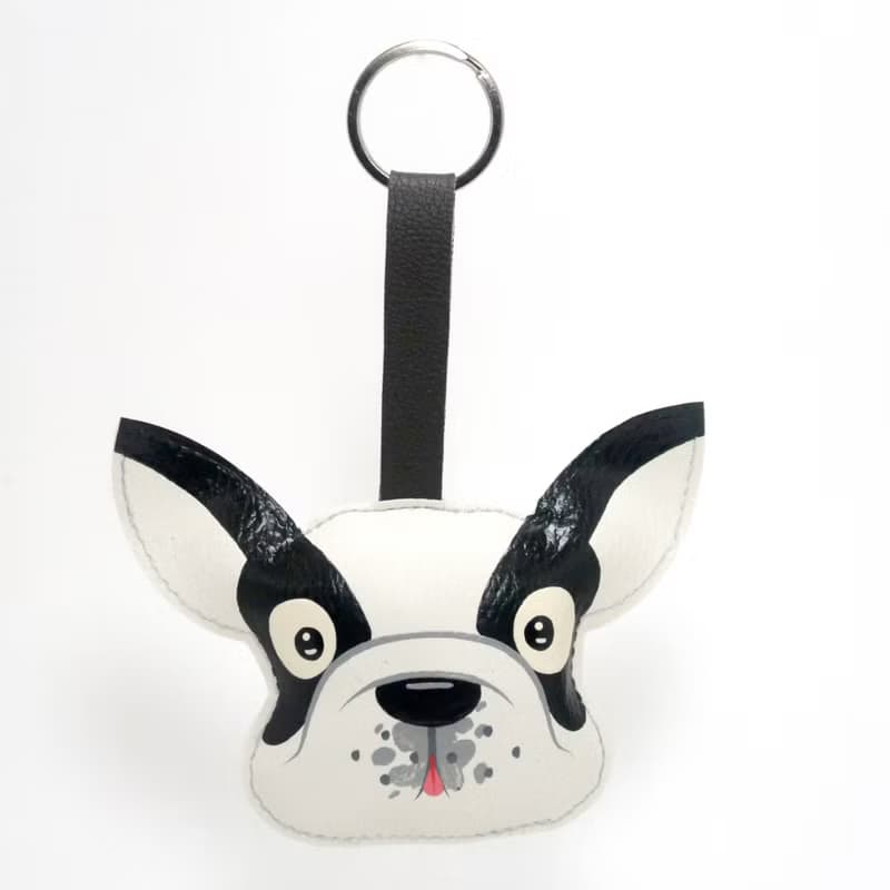 French bulldog keychain, gift for animal lovers add charm to your bag.