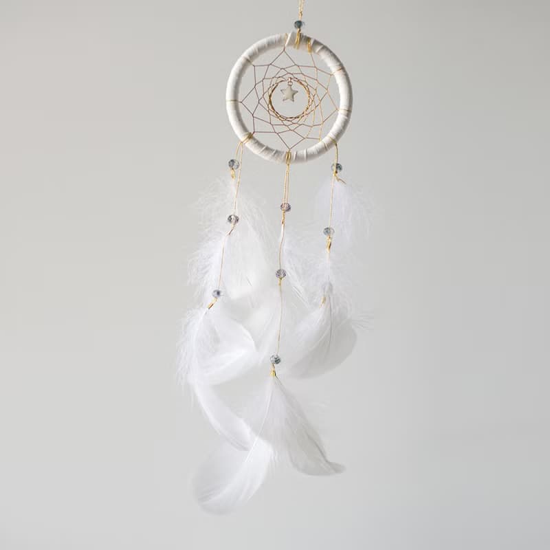 星の金貨 - 捕夢網 成品 - 白色 情人節 交換禮物