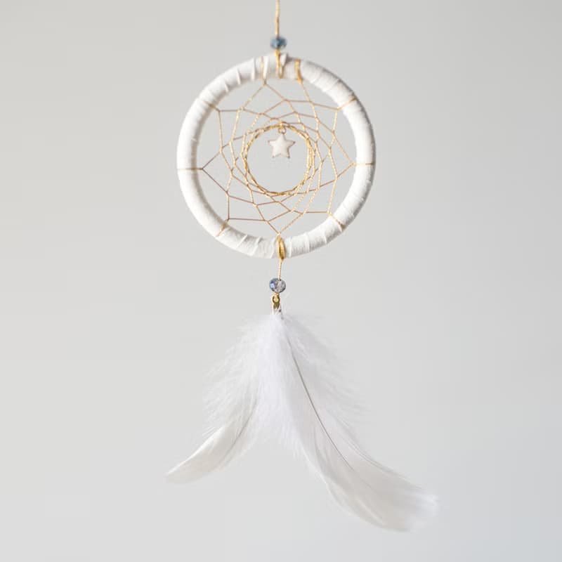 星の金貨 - 捕夢網 成品 - 白色 情人節 交換禮物