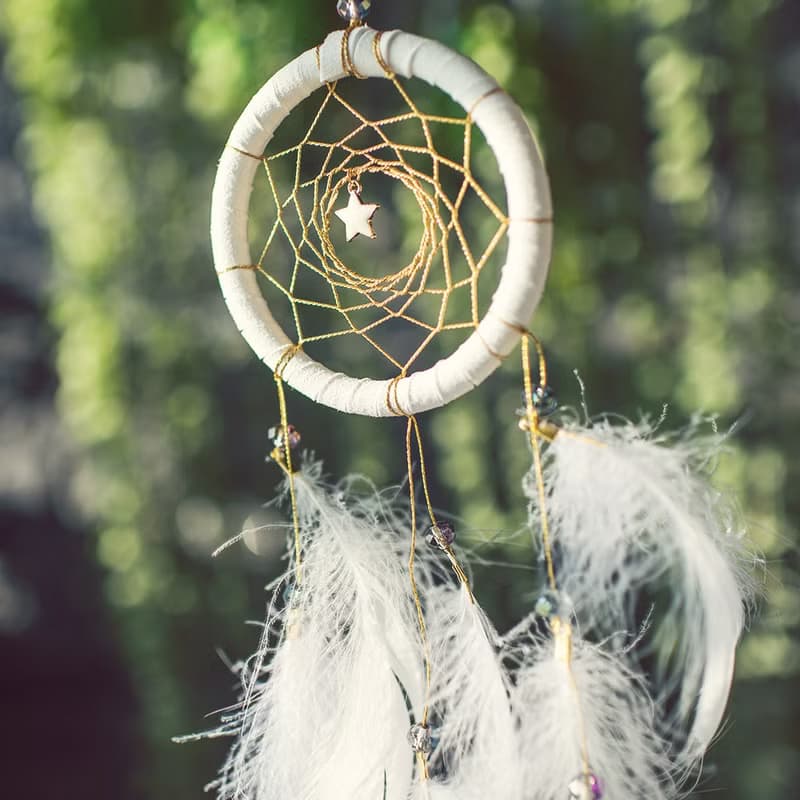 星の金貨 - 捕夢網 成品 - 白色 情人節 交換禮物