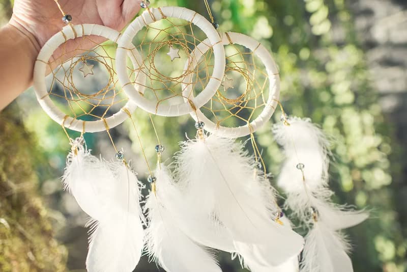 星の金貨 - 捕夢網 成品 - 白色 情人節 交換禮物