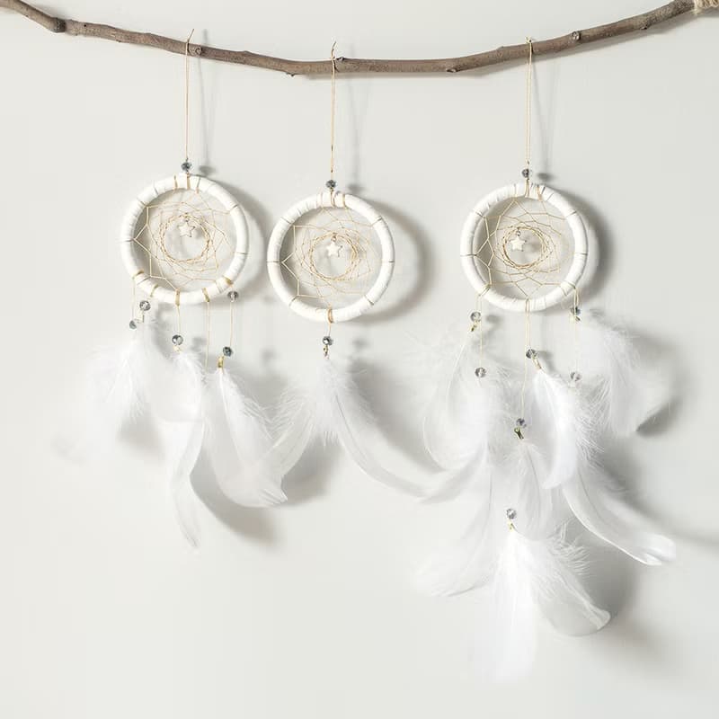 星の金貨 - 捕夢網 成品 - 白色 情人節 交換禮物