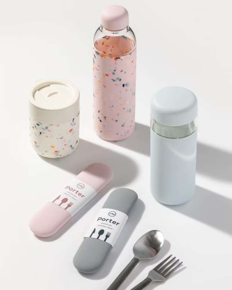 美國W&P輕巧玻璃防漏水瓶590ml