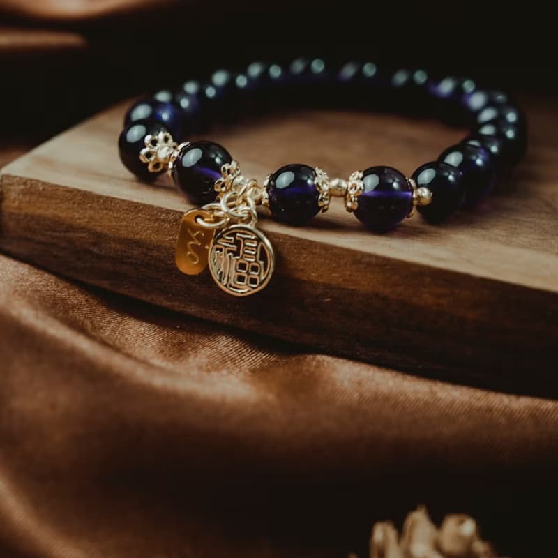 【珠璣】福星高照-巴西紫水晶中文字手鍊