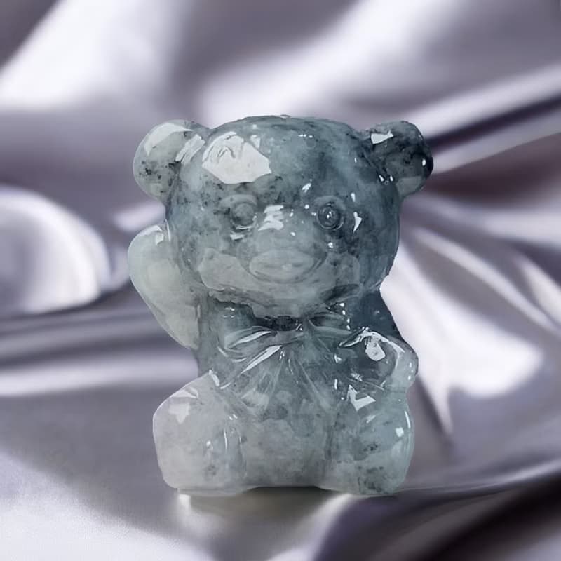 飄烏雞翡翠熊熊| 天然緬甸玉A貨翡翠 | 送禮