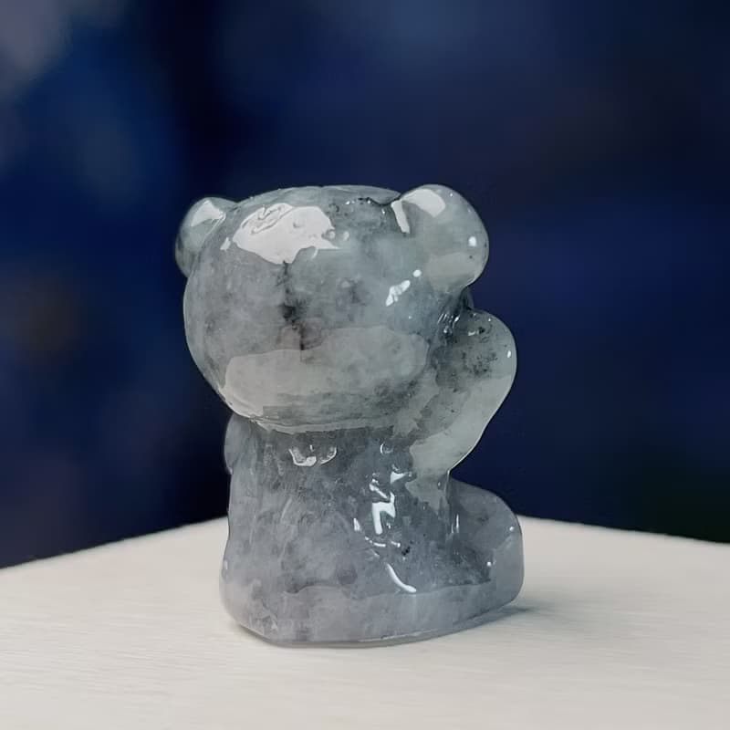 飄烏雞翡翠熊熊| 天然緬甸玉A貨翡翠 | 送禮