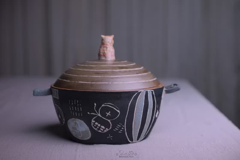 春郎陶-貓造型泡麵碗 700 ml