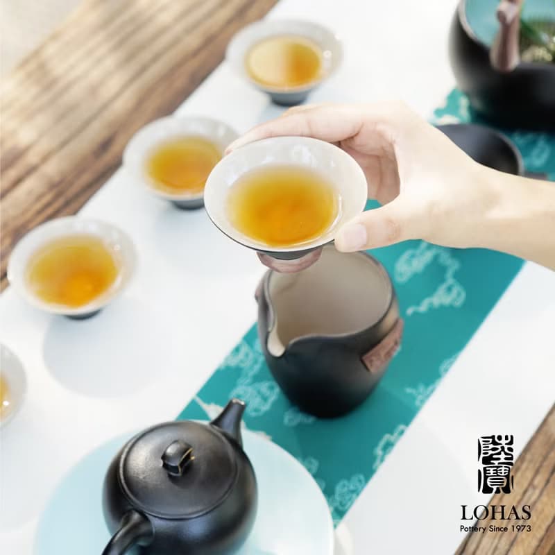 陸寶LOHAS 居山水茶禮 1壺1海6杯 茶具組