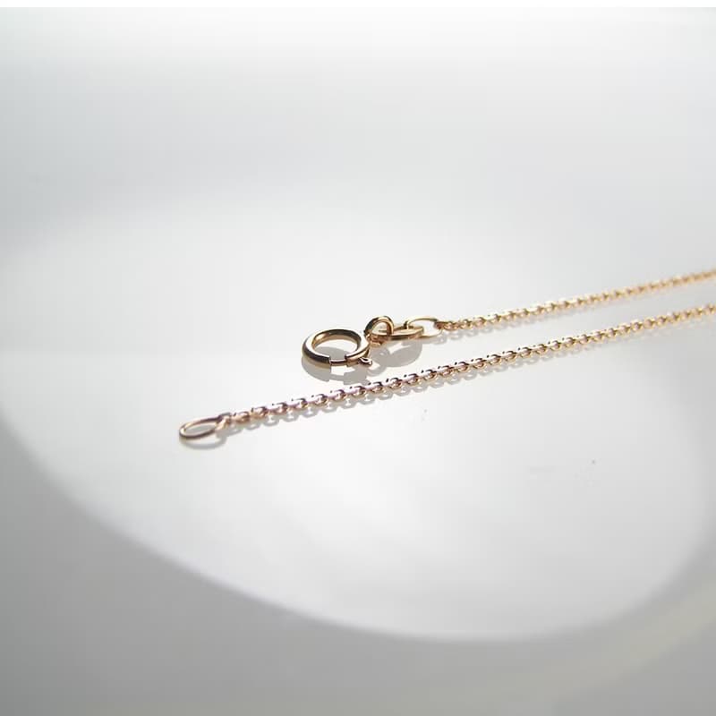 14K金18K金項鍊 百搭k金項鏈 方角鏈