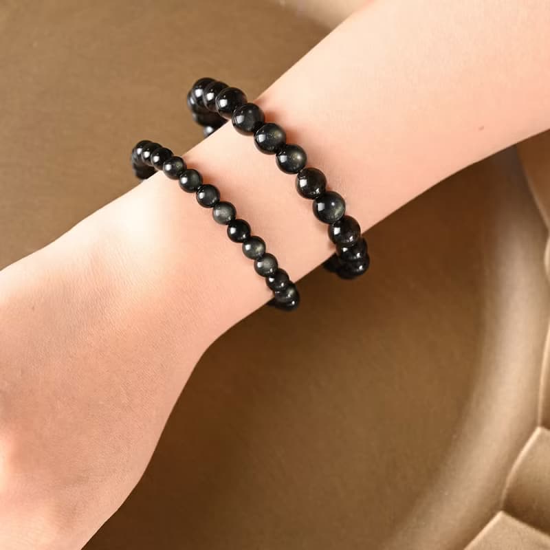 【SIO Crystal希奧水晶】金曜石素色手鍊