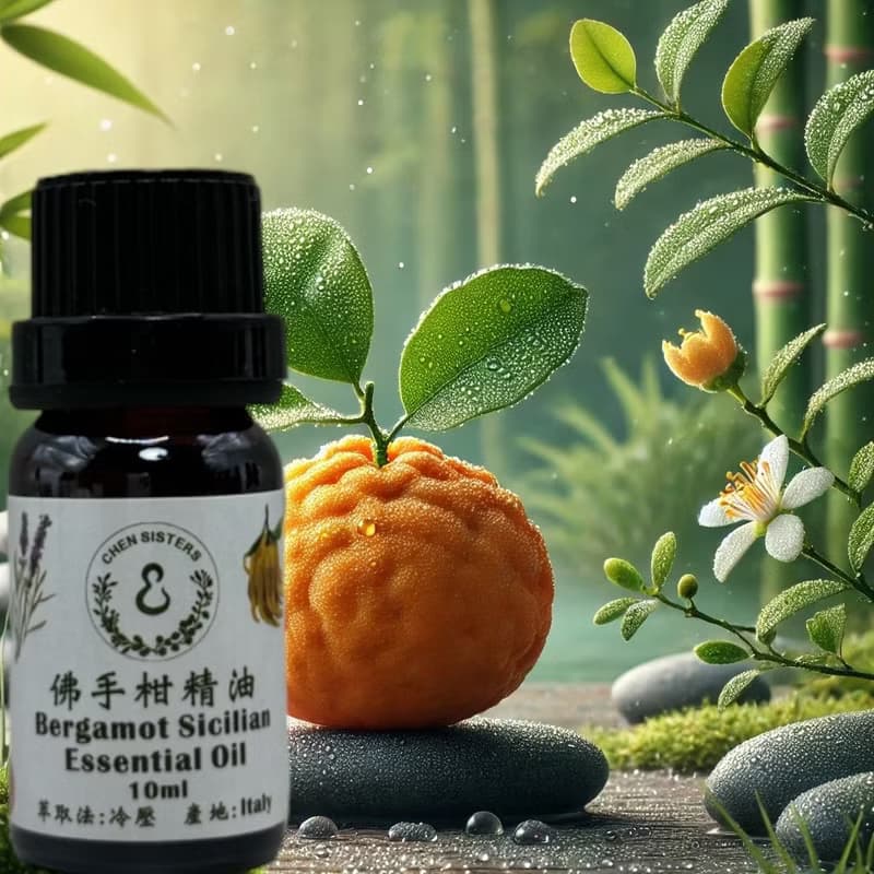 果香精油 佛手柑精油 10/50ML 100%純精油 單方精油 贈玫瑰擴香石