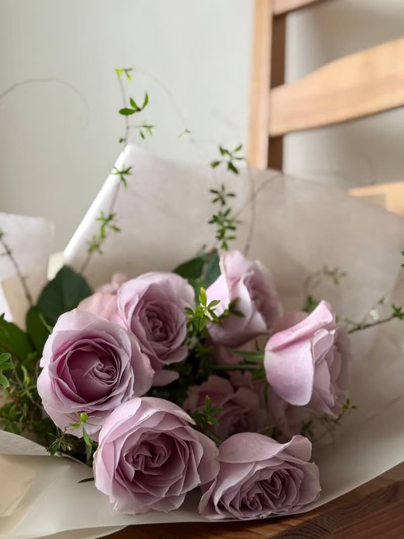 紫霧玫瑰 告白花束 鮮花花束 生日花束