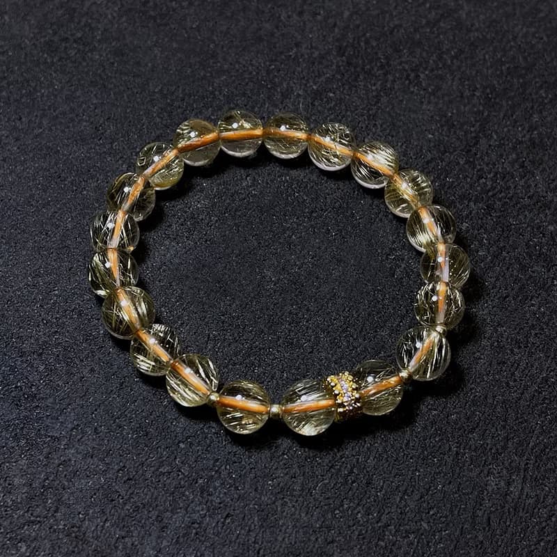 天然礦石 維納斯金髮晶 8.5mm 手鍊