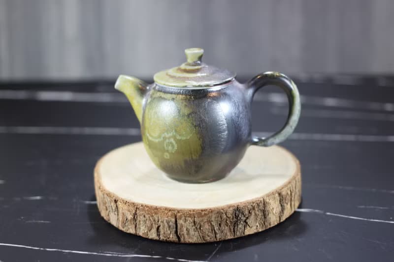 【送禮好物】柴燒 原礦土塗層 手工茶壺 名家葉敏祥手工作品