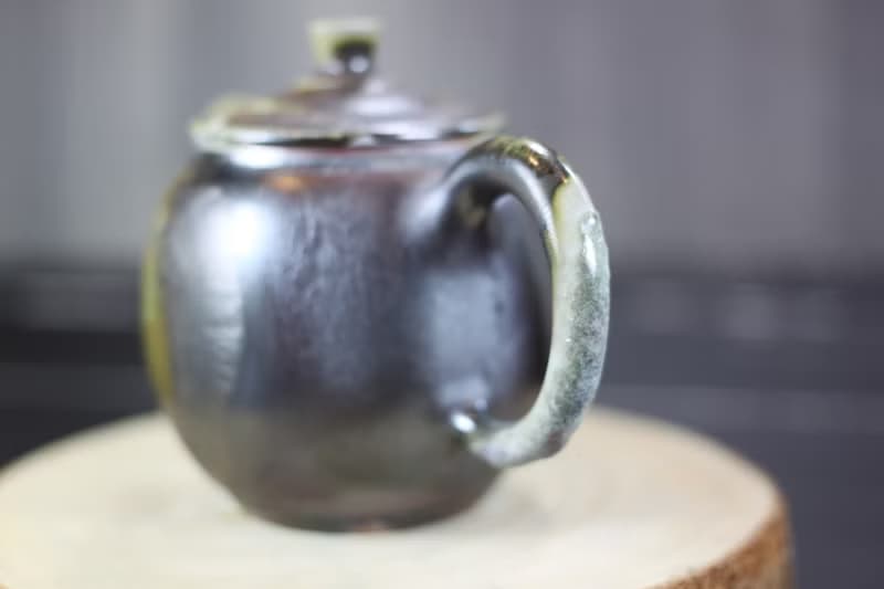 【送禮好物】柴燒 原礦土塗層 手工茶壺 名家葉敏祥手工作品