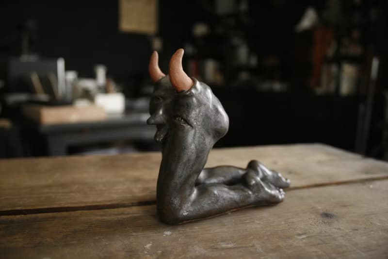 下半身惡魔 (陶偶 雕塑 手工)