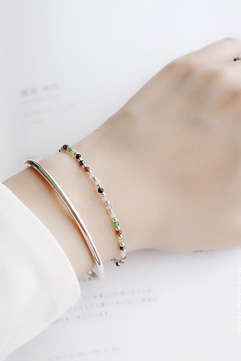 925純銀光面手鐲 簡單幸福純銀手環 女生C型手環 畢業禮物 七夕