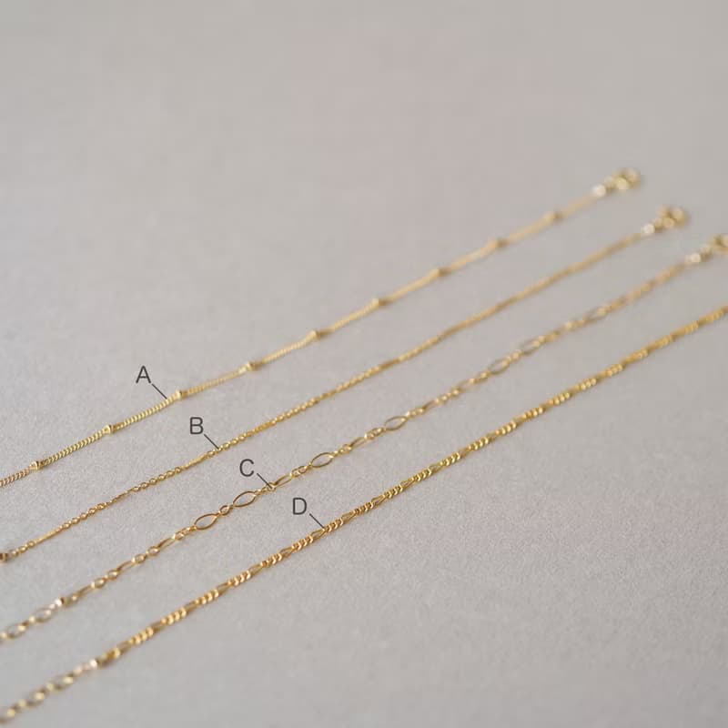 14kgf   デザインチェーンブレスレット