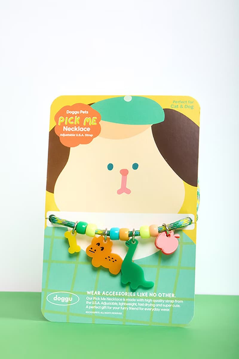 DOGGU PETS Necklace Set Pick me dinosaurus