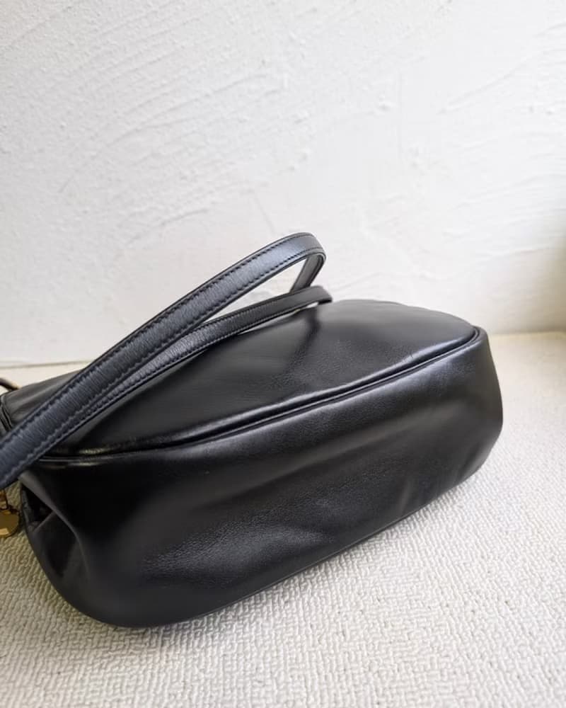 中古Dior黑色半月側背包