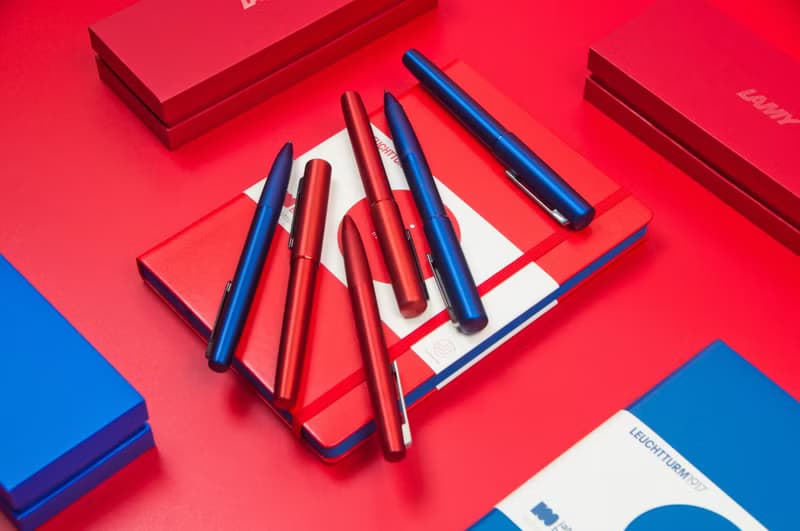 【雷雕免費刻字】獨家 / LAMY 原子筆 A6 鋼筆用筆記本禮盒- aion