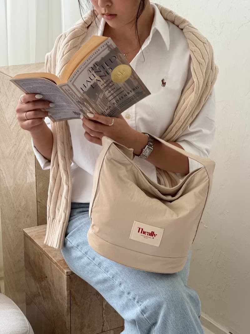 韓國 The Ally | BOLD BAG (附小袋) | 米色 | 手袋 單肩包