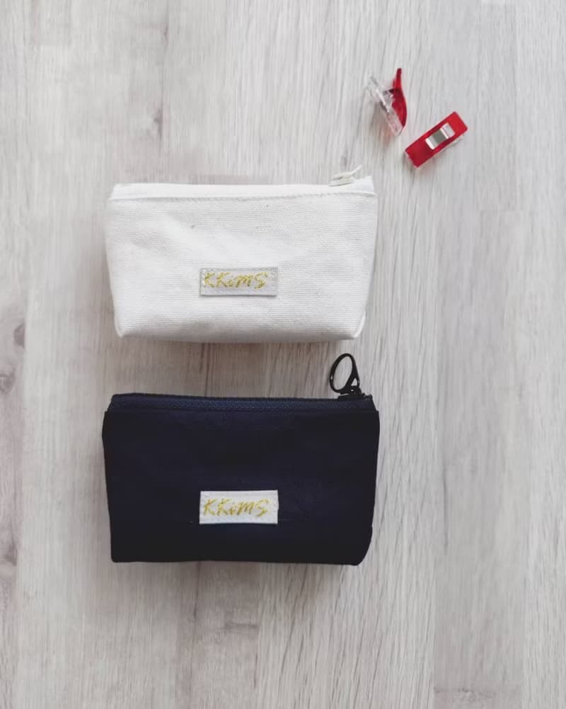 【FCC/小小零錢包】百味巧克力 黑 白 燙金 日本帆布 悠遊卡OK!