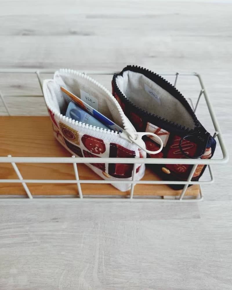 【FCC/小小零錢包】百味巧克力 黑 白 燙金 日本帆布 悠遊卡OK!