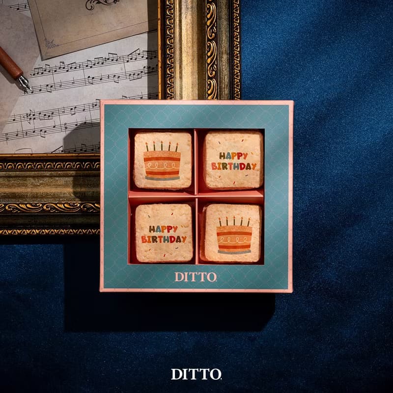 【限定系列 生日快樂餅乾】4入達克瓦茲 生日送禮推薦口感像蛋糕