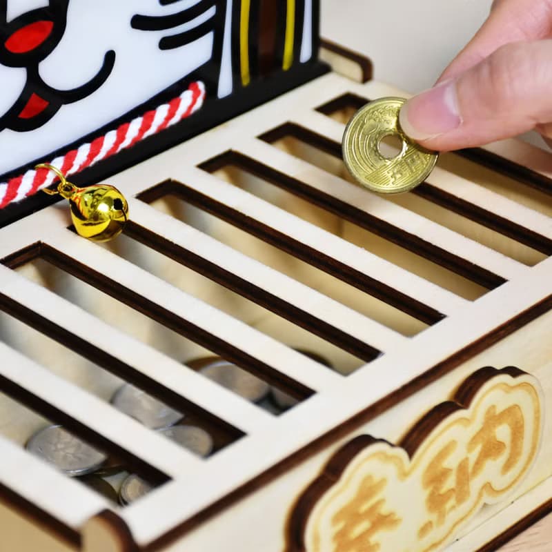 巨大招財貓賽錢箱 | 錢箱 鏡餅 擺設 奉納 開運 存錢筒 錢罌