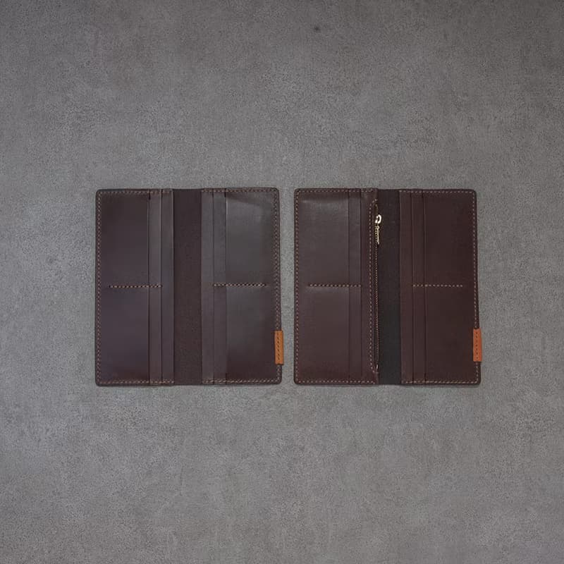 扁長夾 錢包 男士皮夾 卡夾 薄長夾 銀包