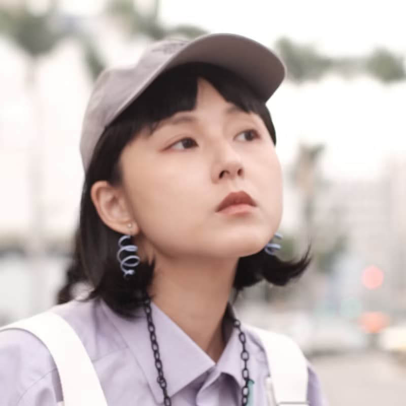 耳邊書畫 纏花耳飾 暢思 藍紫