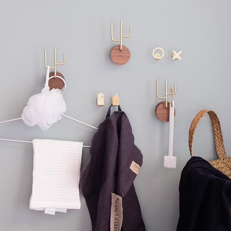 聖誕禮盒 【庫存不多售完無補】鹿角仙人掌磁鐵掛鉤 免打孔收納