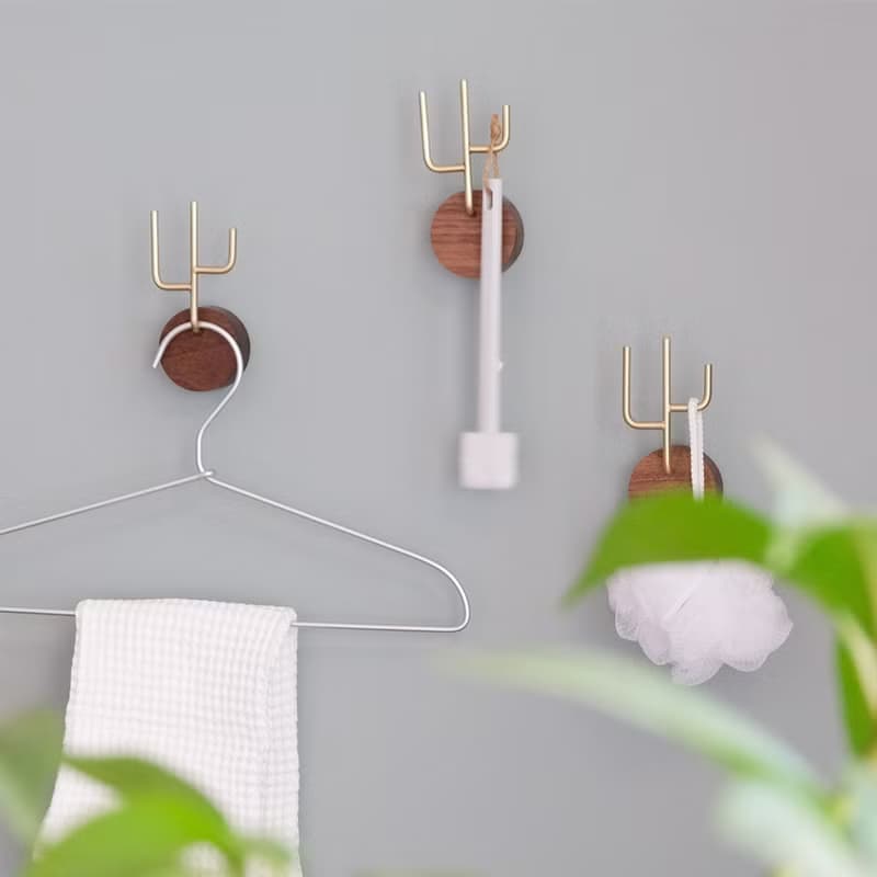 聖誕禮盒 【庫存不多售完無補】鹿角仙人掌磁鐵掛鉤 免打孔收納