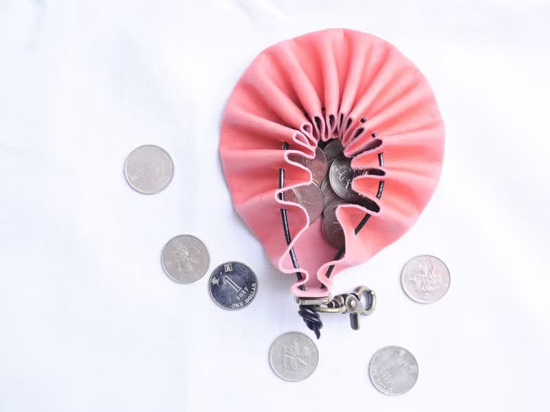 #成品製造 小籠包 零錢包 耳筒 香港製造 港產皮革 手工 線材收納