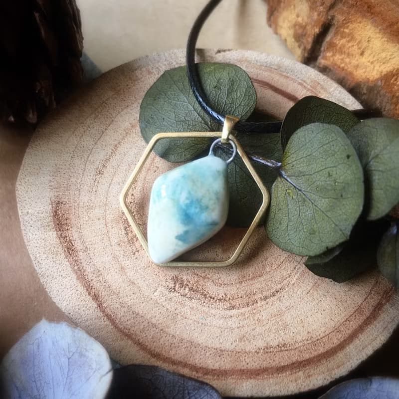 【擴香項鍊】香水精油項鍊-蒼茫沙漠|手作陶藝