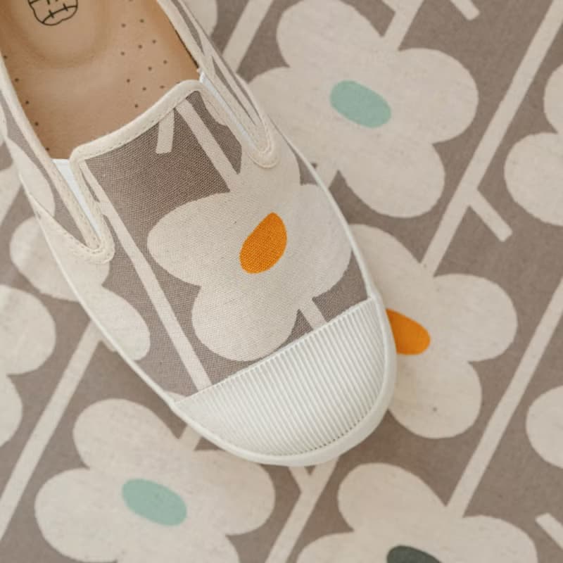 秋冬風格推薦【甜椒日】 爆米花 日本 花布 休閒鞋 療癒 暖心設計