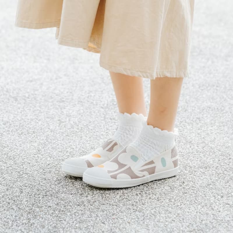 秋冬風格推薦【甜椒日】 爆米花 日本 花布 休閒鞋 療癒 暖心設計